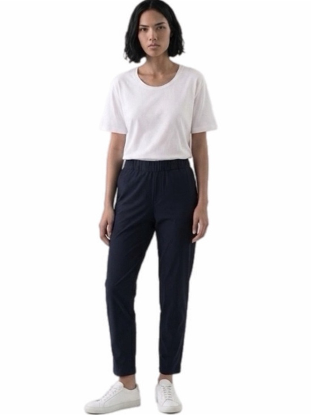 TOMMY BAHAMA GOLF black Elastic-Waist Tapered Ankle Pants Pockets. Size Medium